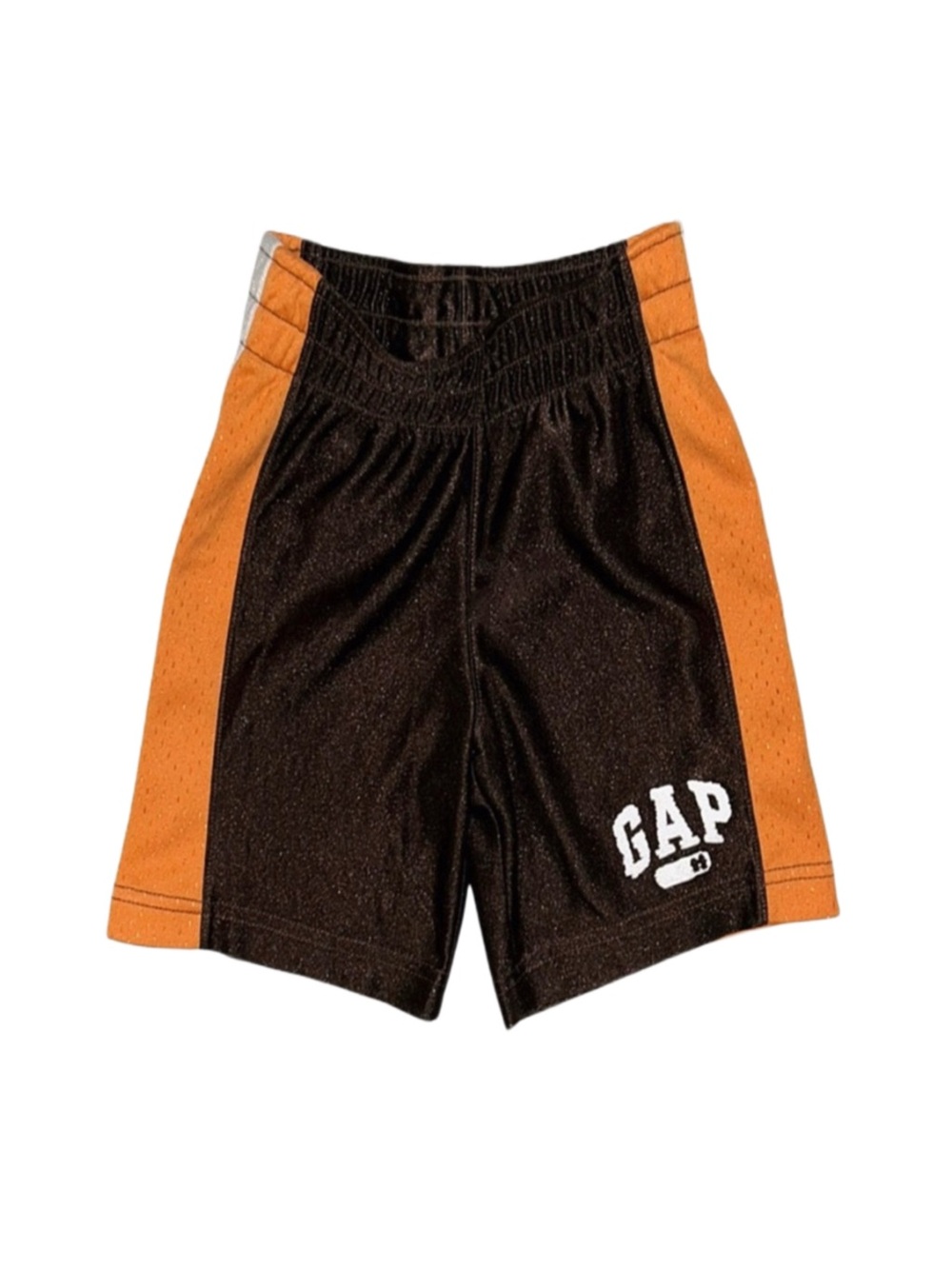 GAP Toddler Boy Brown And Orange Athletic Shorts Size 4T